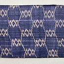 松川菱藍型芭蕉布の角帯　前柄